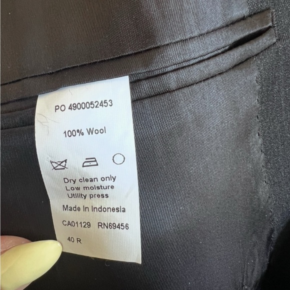 Calvin Klein charcoal gray suit - Picture 5 of 5